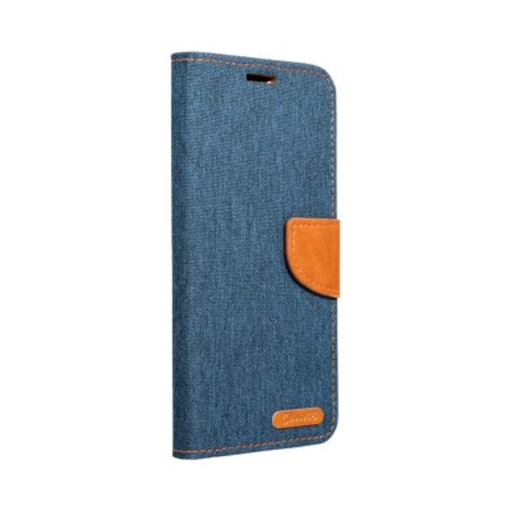 Canvas Book case for XIAOMI Redmi NOTE 10 5G/Poco M3 Pro Blue