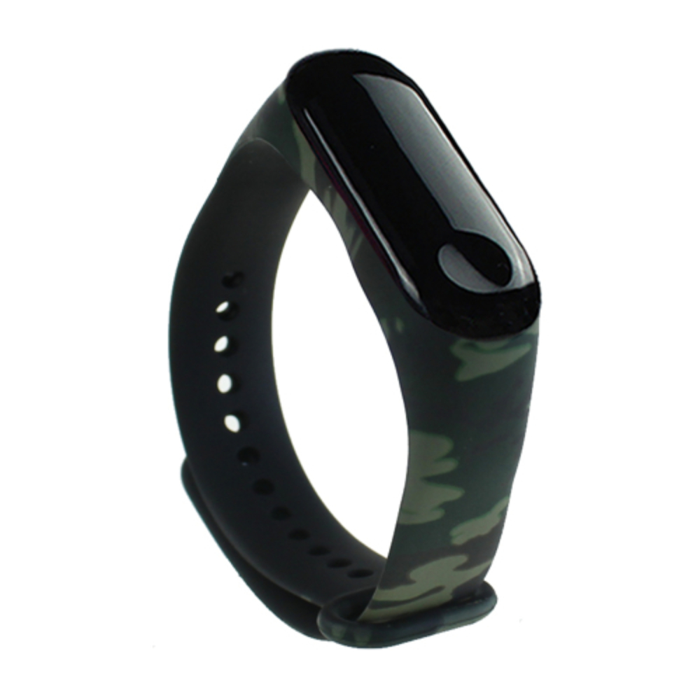 Replacement band strap for Xiaomi Mi Band 4 / Mi Band 3 Camouflage green