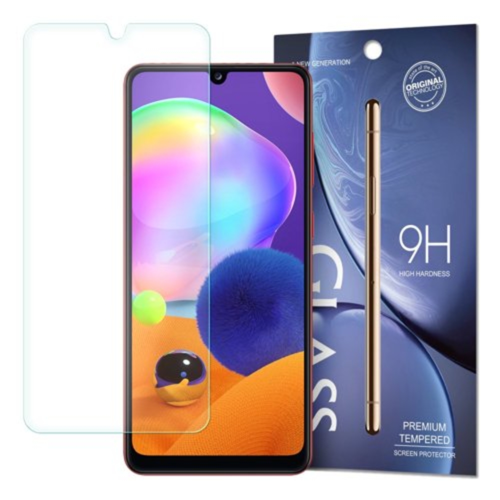 Tempered Glass 9H Screen Protector for Samsung Galaxy A31 packaging – envelope