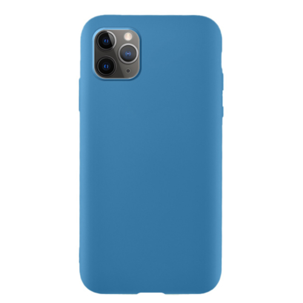 Silicone Case Soft Flexible Rubber Cover for iPhone 11 Pro Max blue
