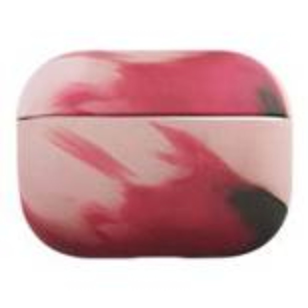 Watercolor AirPods Case colorful hard case for AirPods Pro red