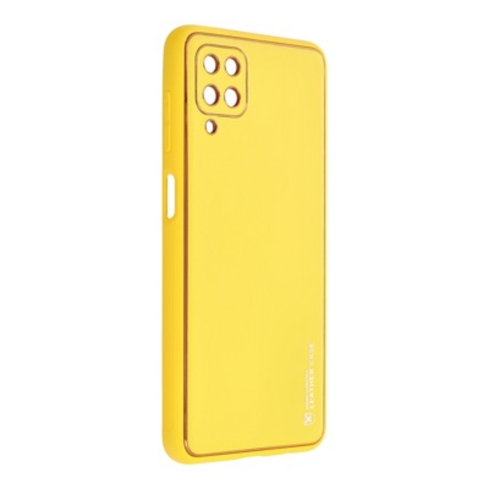 Forcell LEATHER Case for SAMSUNG Galaxy A03S yellow