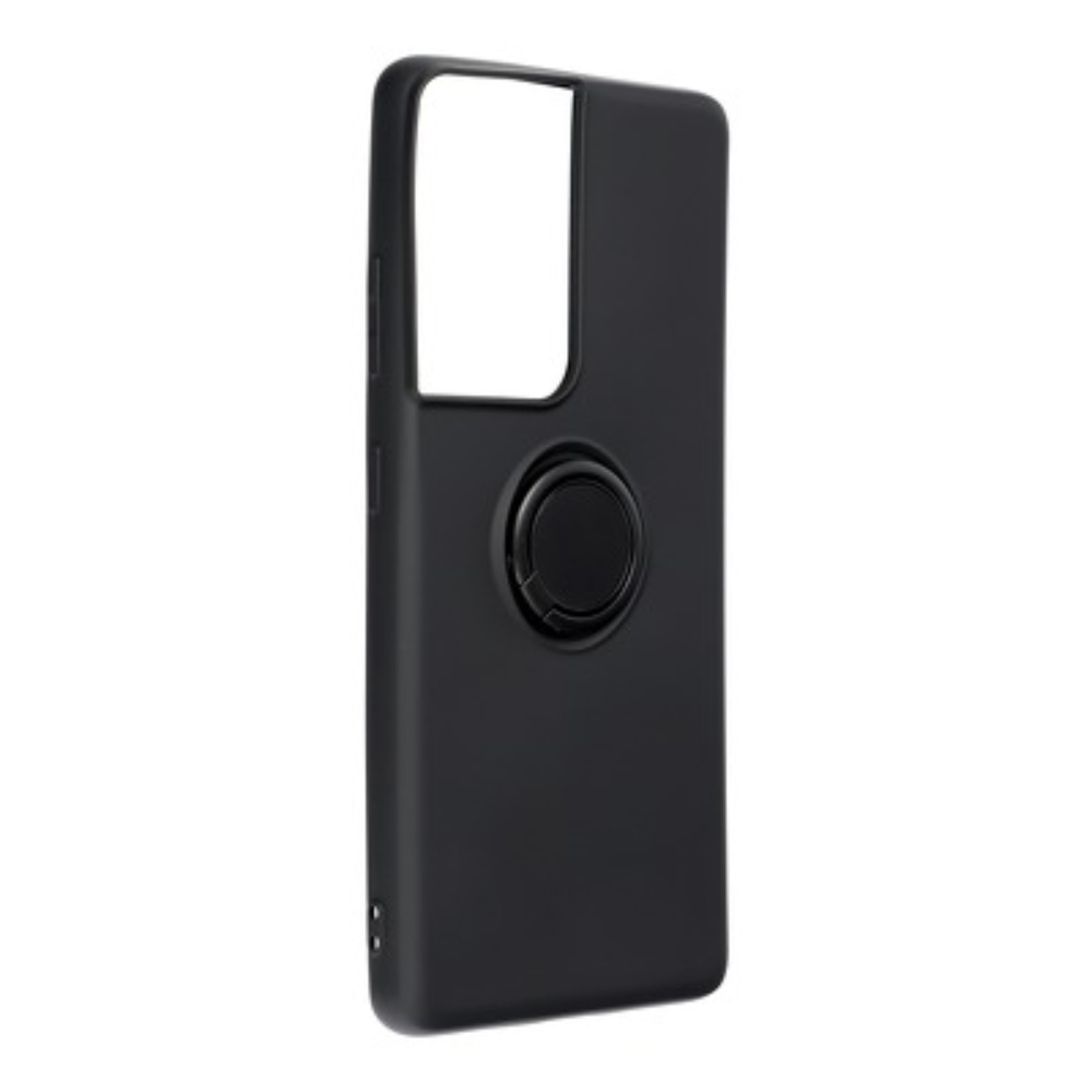 SILICONE RING Case for SAMSUNG Galaxy S21 ULTRA black