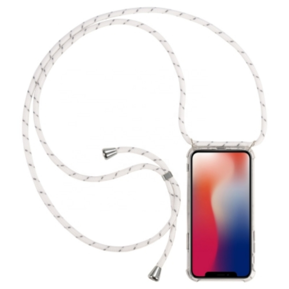 Cyoo – Necklace Case + Necklace – Apple iPhone X,XS- Black – Silicon Case