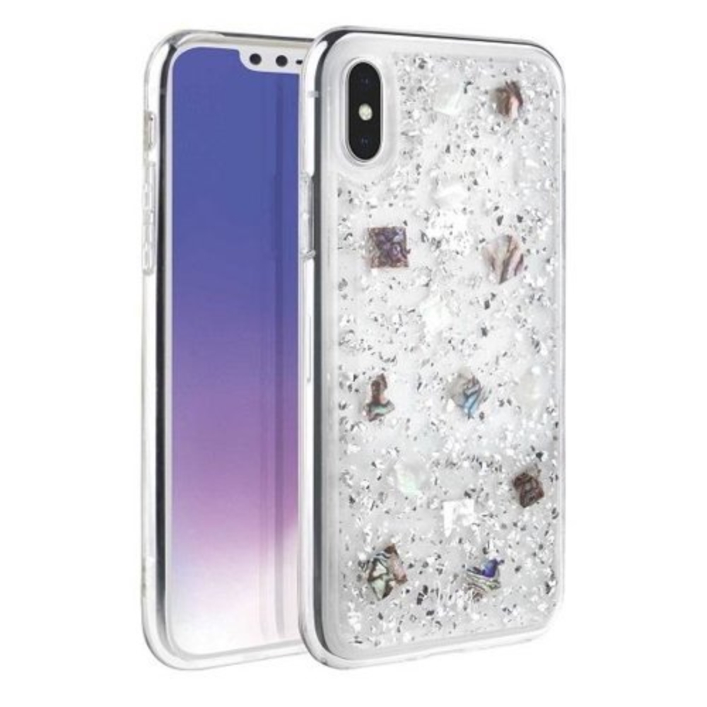 UNIQ etui Lumence Clear iPhone Xs Max Perivvinkle silver