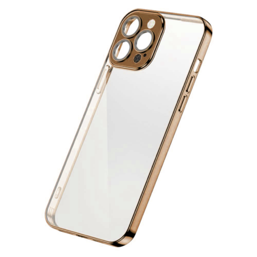 Joyroom Chery Mirror Case electroplated electroplating cover for iPhone 13 Pro golden JR-BP908 gold