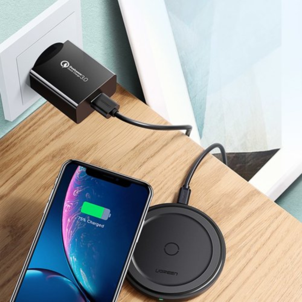Ugreen wireless charger Qi 15W black 60470