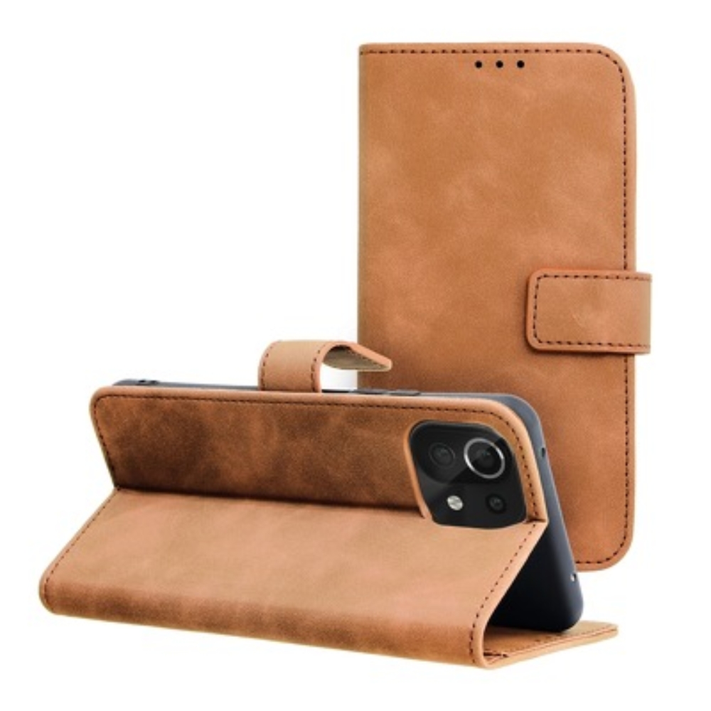 Forcell TENDER Book Case for XIAOMI POCO M4 PRO 5G brown