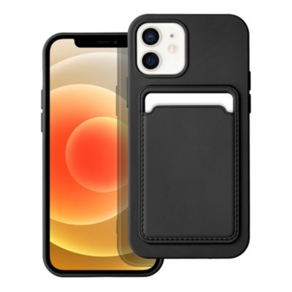 Forcell CARD Case for IPHONE 12 / 12 Pro black
