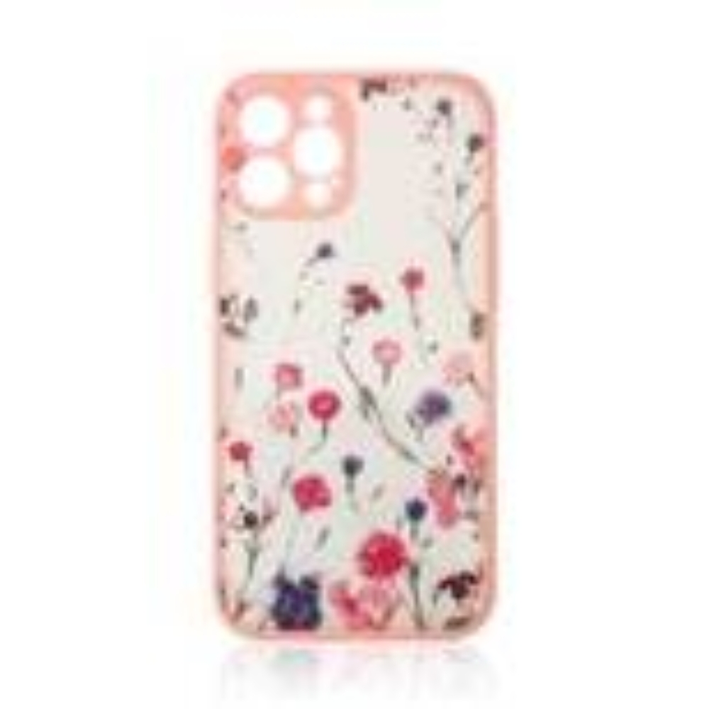 Design Case for iPhone 13 floral pink 96110