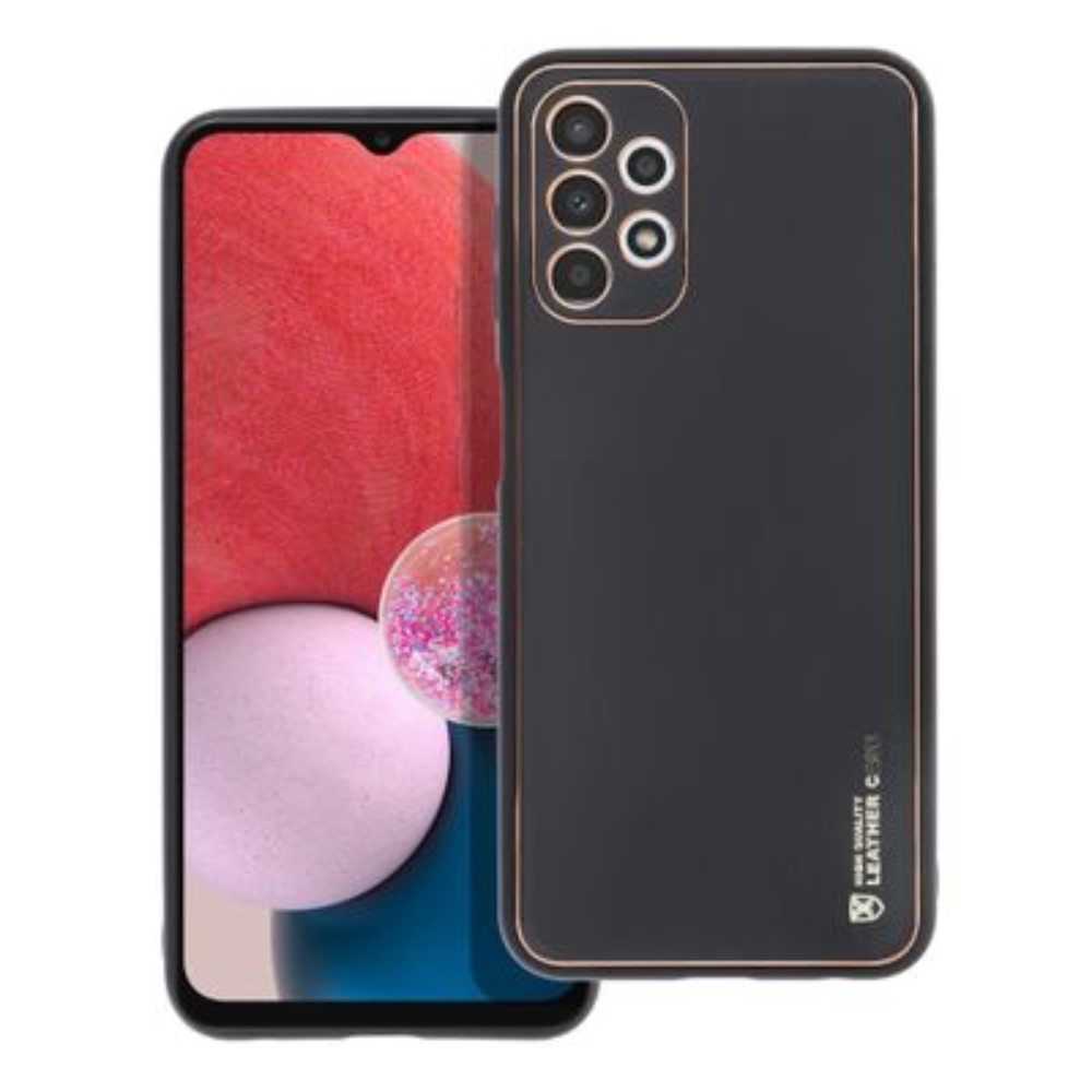 LEATHER Case for SAMSUNG Galaxy A13 4G black