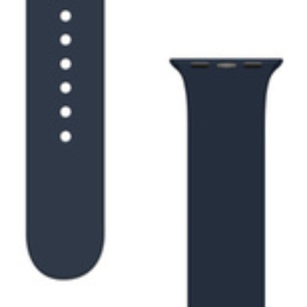 Silicone Strap APS Silicone Watch Band 8/7/6/5/4/3/2 / SE 41/40 / 38mm Strap Watchband Dark Blue 106346