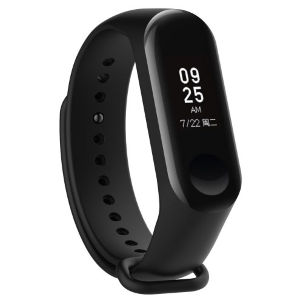 Silicone Replacement Band Black – Λουράκι Σιλικόνης για Xiaomi Mi Band 3 / 4 375650