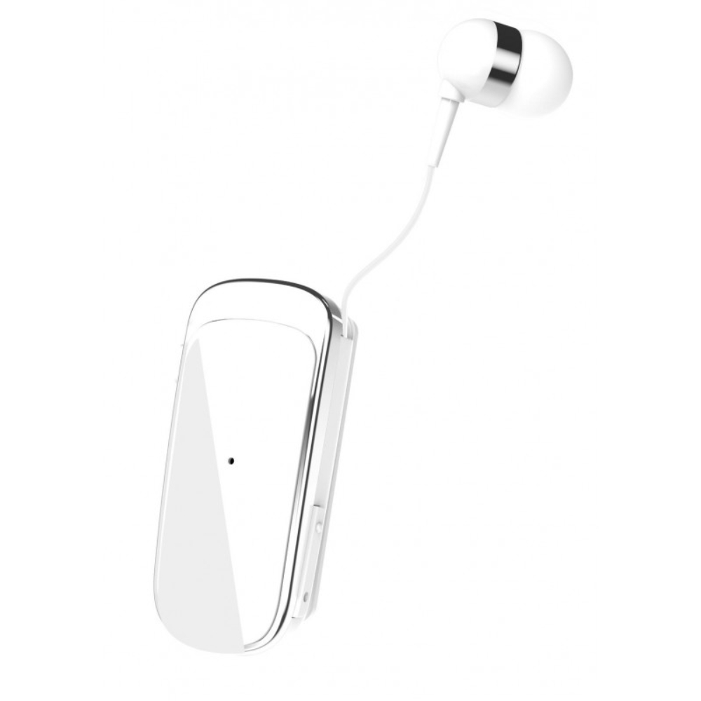 XO BE21 RETRACTABLE BLUETOOTH ΑΚΟΥΣΤΙΚΑ, ΛΕΥΚΟ