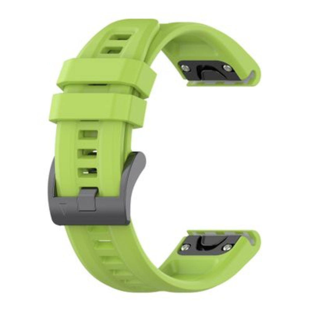 Wristband for smartwatch Garmin FENIX 3 / 3HR / 5X / 6X / 6X PRO / 7X / 7X PRO green (1)