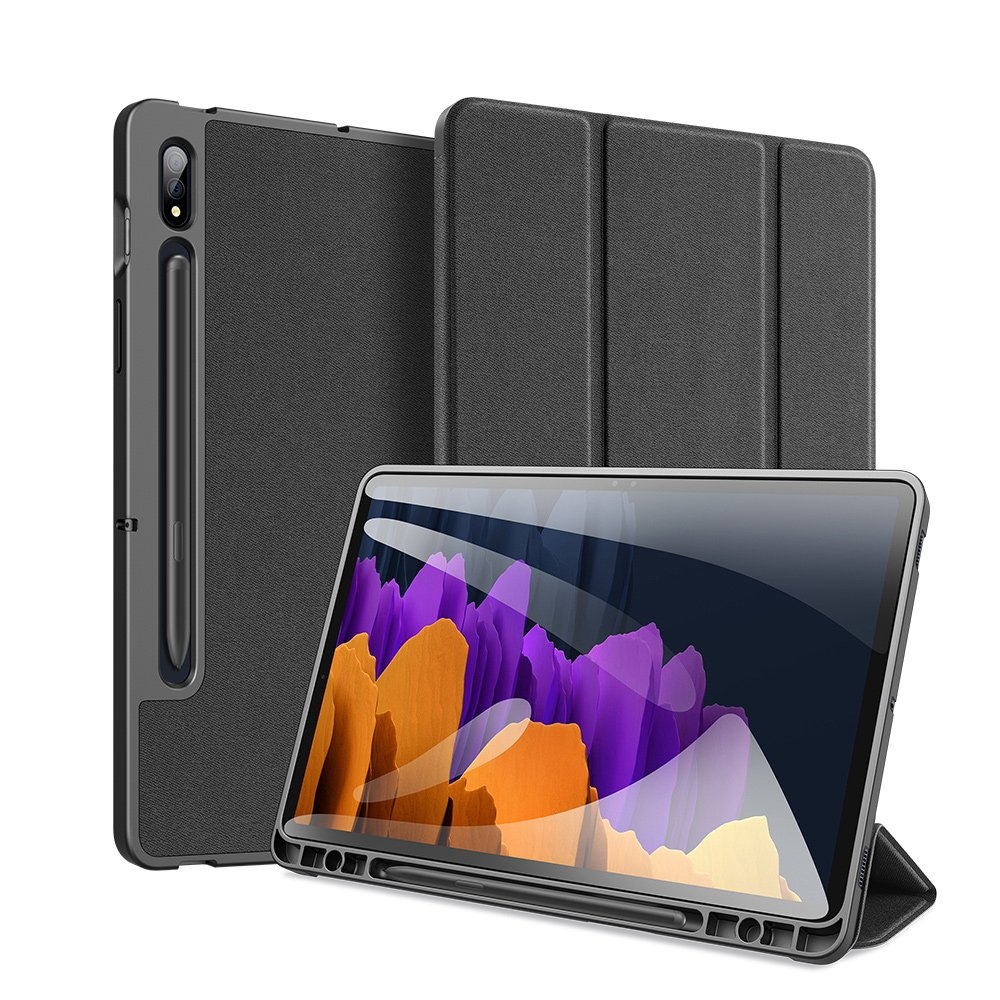 DUX DUCIS Domo Tablet Cover with Multi-angle Stand and Smart Sleep Function for Samsung Galaxy Tab S7 11” black 62950