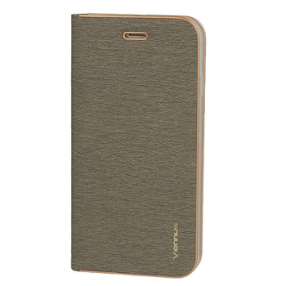 Vennus Book Case with frame for Iphone 12 Mini grey