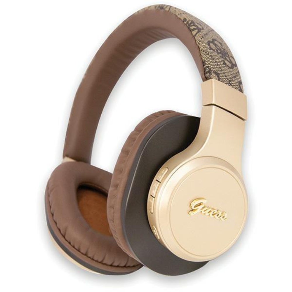 Guess Bluetooth on-ear headphones GUBH604GEMW brown/brown 4G Script 155818