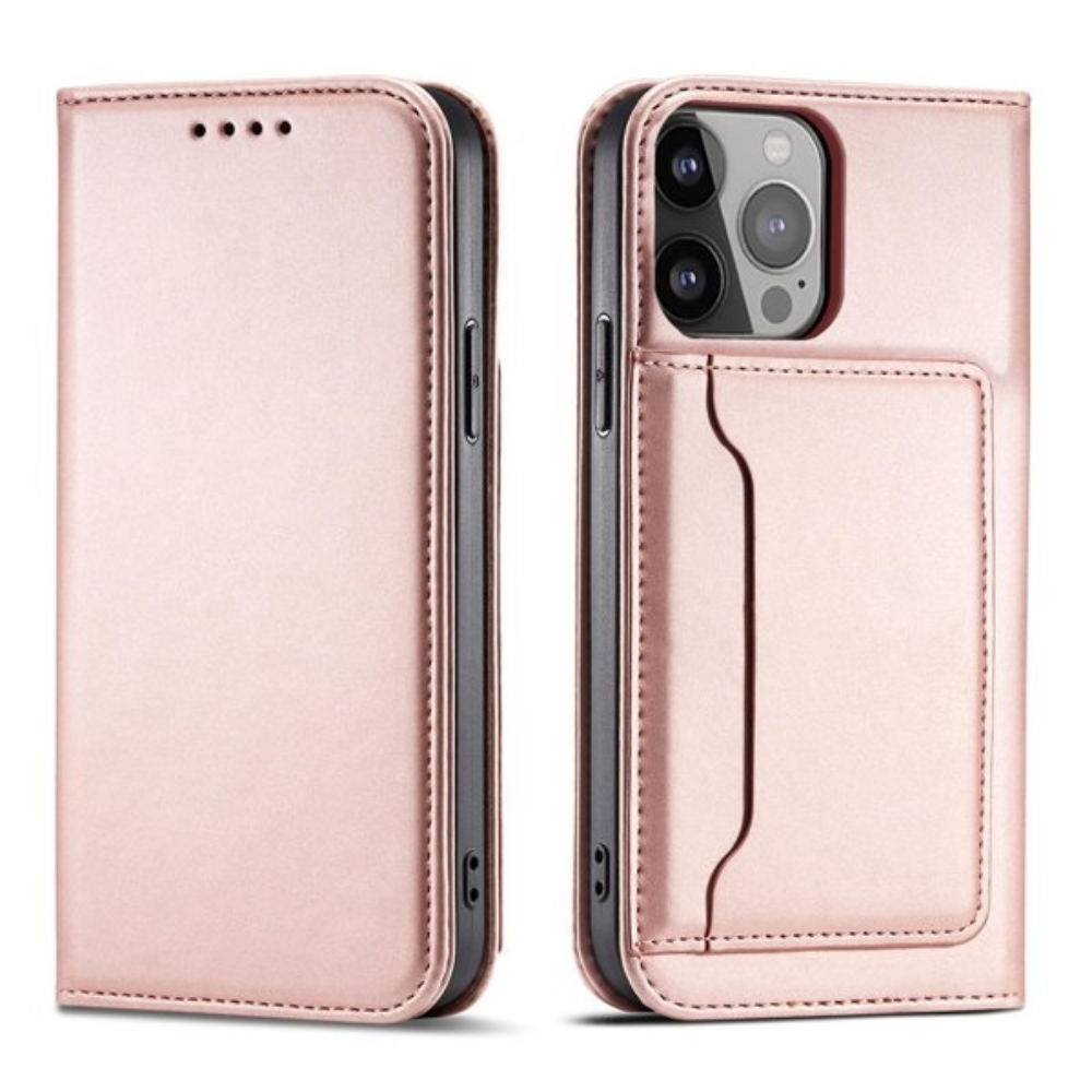 Magnet Card Case for Samsung Galaxy A23 5G Cover with Flip Wallet Stand Pink 107802