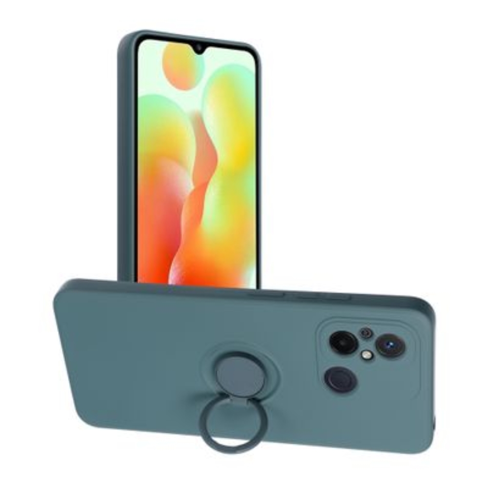 SILICONE RING Case for XIAOMI Redmi 12C green
