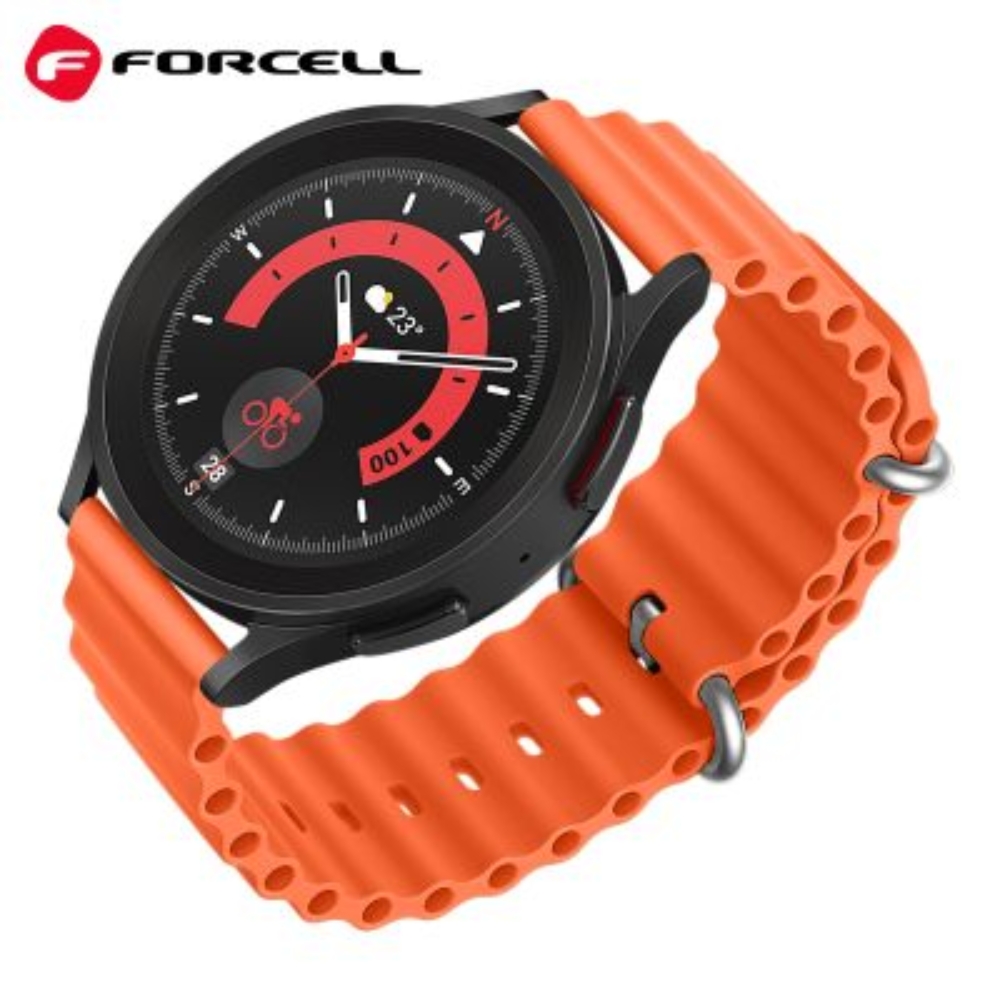 FORCELL F-DESIGN FS01 strap for Samsung Watch 22mm orange
