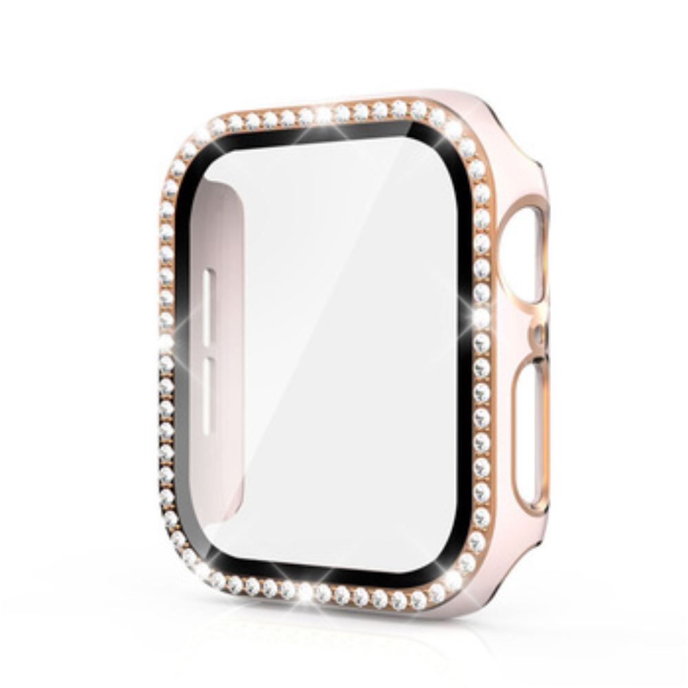 Case for Apple Watch 45mm Diamond pink-gold
