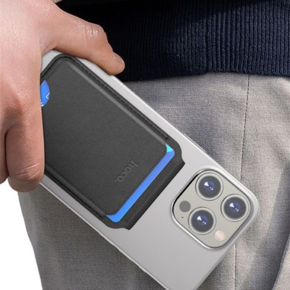 HOCO magnetic wallet compatible with MagSafe GT3 black